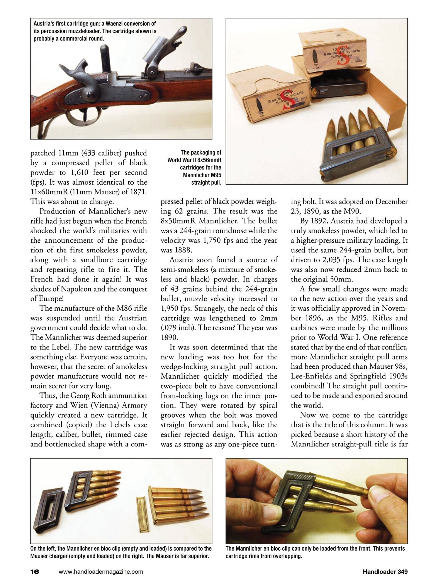 Handloader April 2024 -  The Ammunition Reloading Journal: 44 Magnum With Over 200 Loads, The 6mm Bench Rest Ackley, The Lee Loader, Cartridge Case Prep & More!