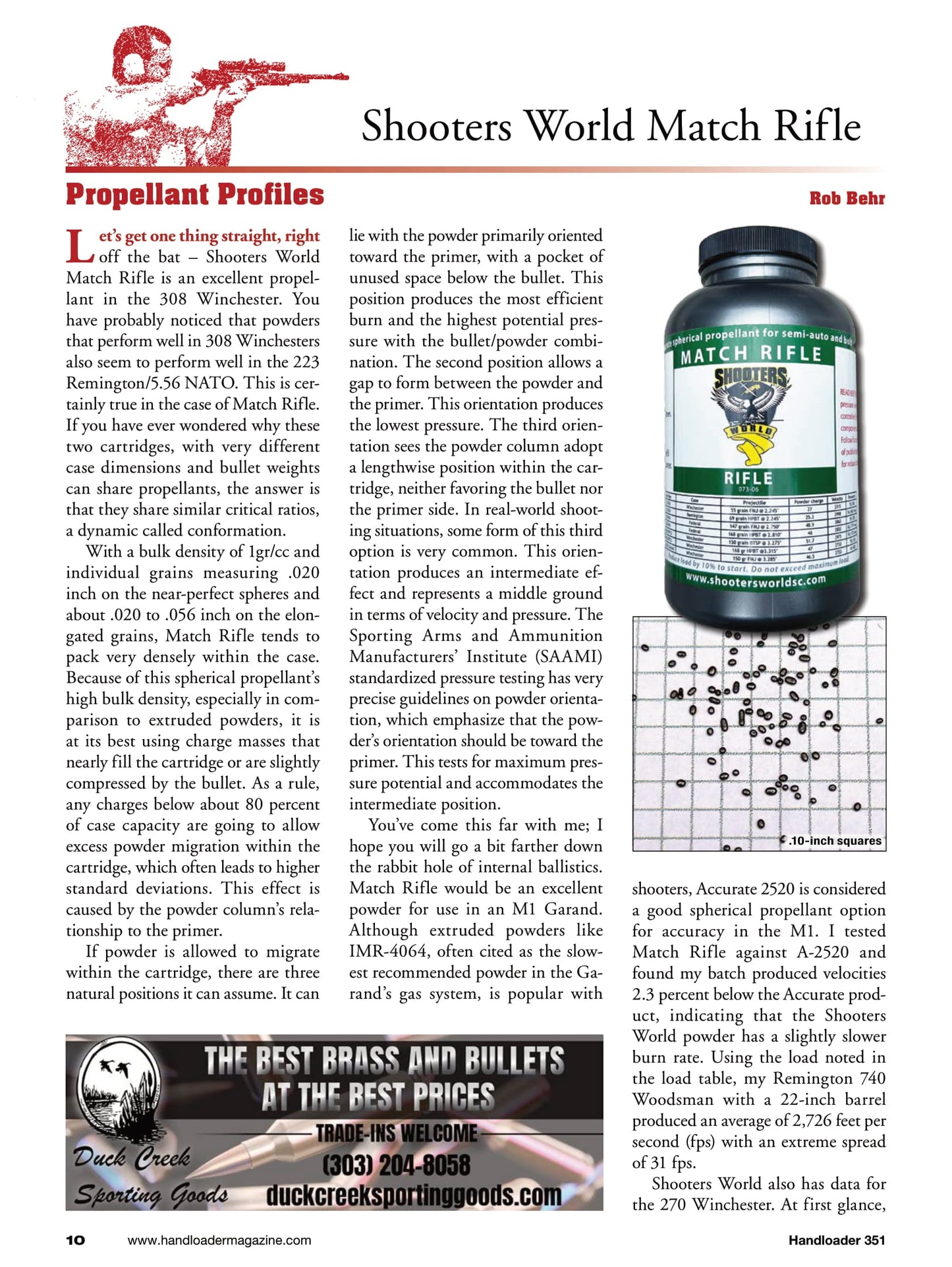 Handloader The Ammunition Reloading Journal - August 2024: Shotgun Target Loads, Legendary 220 Swift, 22 Arc Right Time & Place, Changes In Cast Revolver Bullets & More!