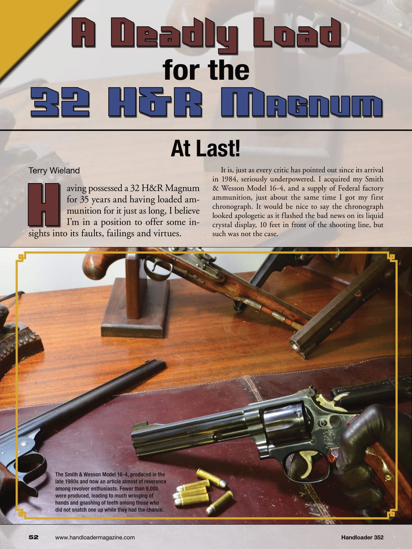 Handloader The Ammunition Reloading Journal - October 2024: 16-Gauge Upland Handloaders, 6mm Dasher, 22 ARC, 8mm Mauser, Bullet Expansion Problems In 38 Special Short-Barrel Revolvers & More!