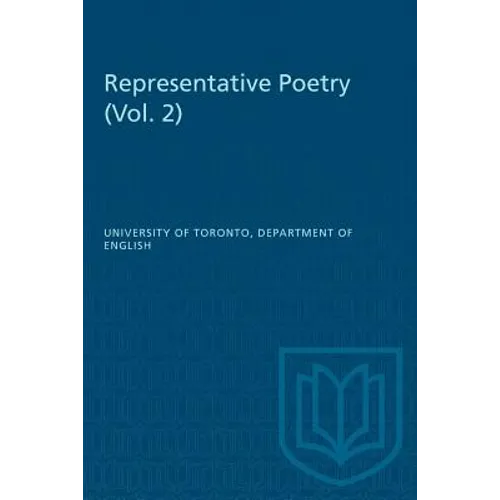 Representative Poetry: Volume 2
