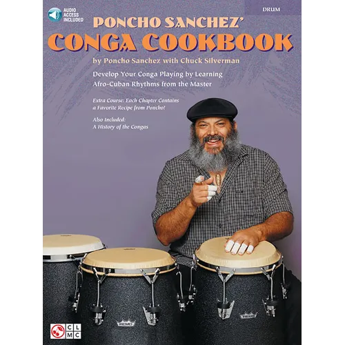 Poncho Sanchez' Conga Cookbook Book/Online Audio [With CD]