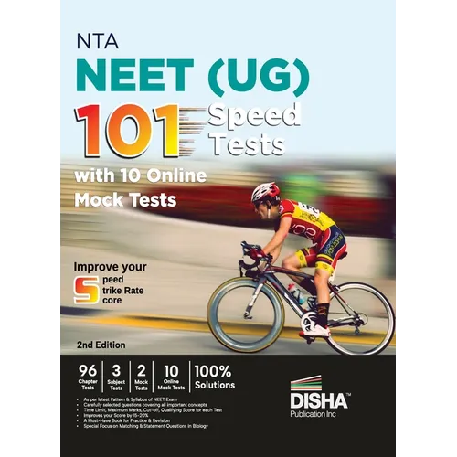 NTA NEET (UG) 101 Speed Tests with 10 Online Mock Tests 2nd Edition 96 Chapter Tests + 3 Subject Tests + 2 Mock Tests + 10 Online Mock Tests Physics,