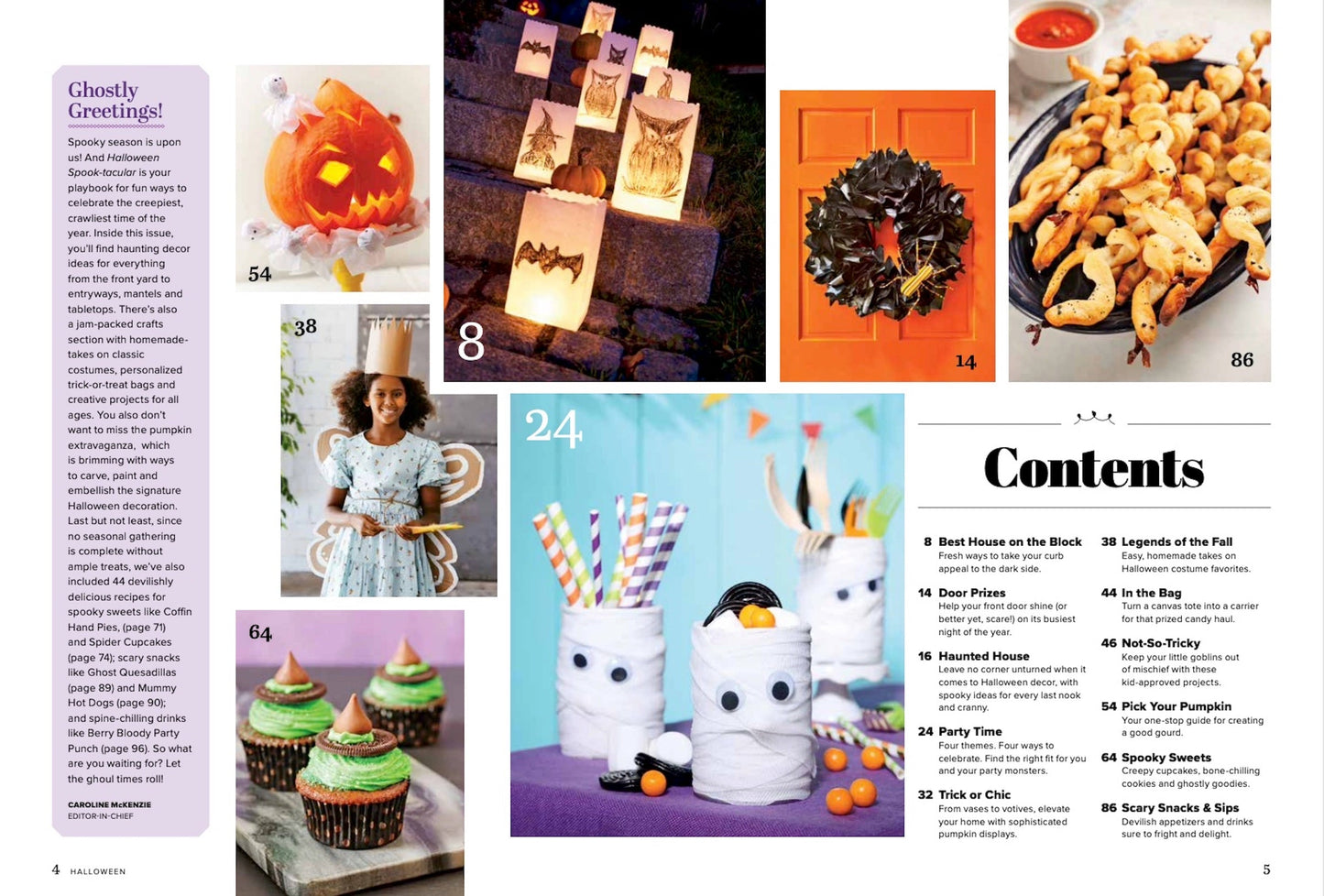 Halloween Spooktacular - 215 Scary Fun Ideas, Perfect Pumpkins, Devilish Decor & Decorations, Creative Costumes, + 44 Recipes for Spooky Sweets