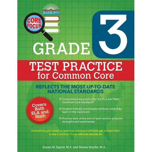 Core Focus Grade 3: Test Practice for Common Core