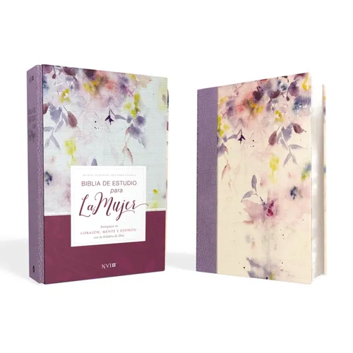 Biblia de Estudio Para La Mujer Nvi, Leathersoft/Tela Lila