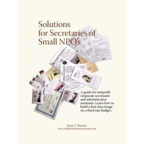 Solutions for Secretaries of Small Npo's