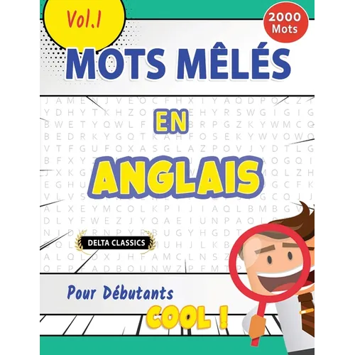 Mots Mêlés En Anglais Pour Débutants - Cool ! Vol.1 - Delta Classics