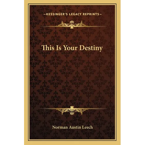 This Is Your Destiny