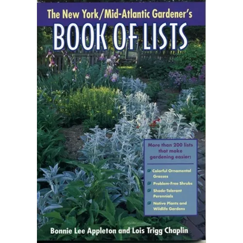 New York/Mid-Atlantic Gardener's Book of Lists