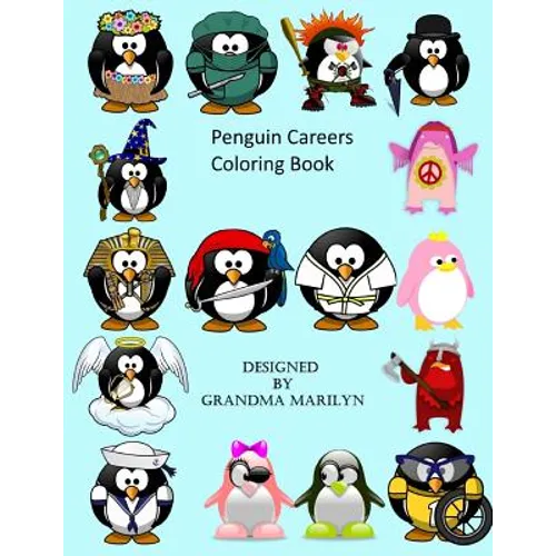 Penguin Careers Coloring Book