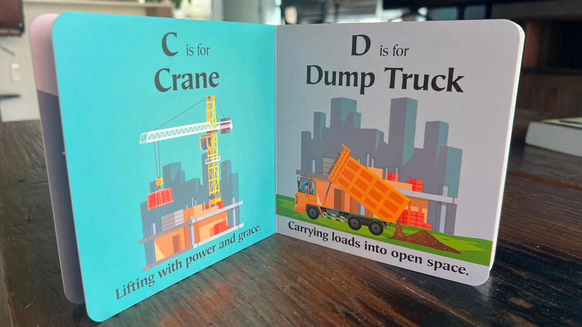 ABC's of Heavy Equipment - Educational Children's Book