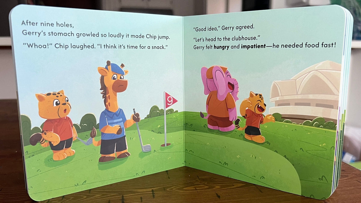 Feelings of Golf: Gerry the Giraffe Three Putts - Educational Children's Book