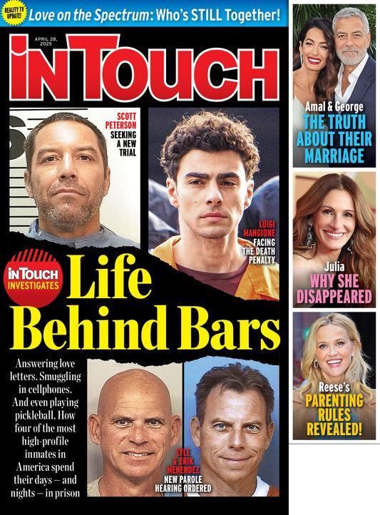 In Touch - 04.28.25: The Menendez Brothers, Life Behind Bars, Love On The Spectrum Couples, Clooney's Marriage Secrets, Julia Roberts’ Disappearance, Reese Witherspoon’s Parenting Rules & More!