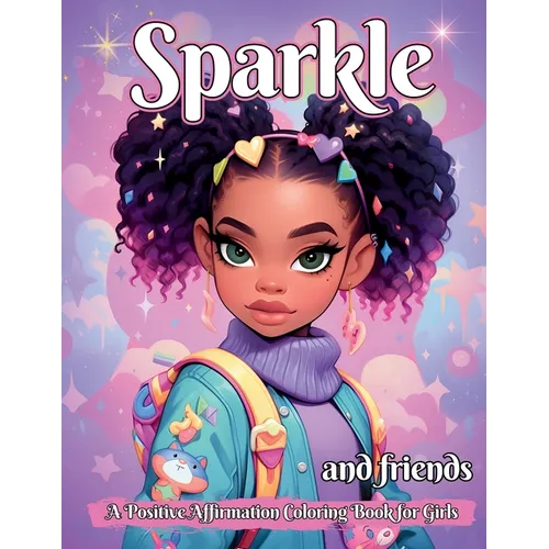 Sparkle and Friends: A Positive Affirmation Coloring Book for Girls