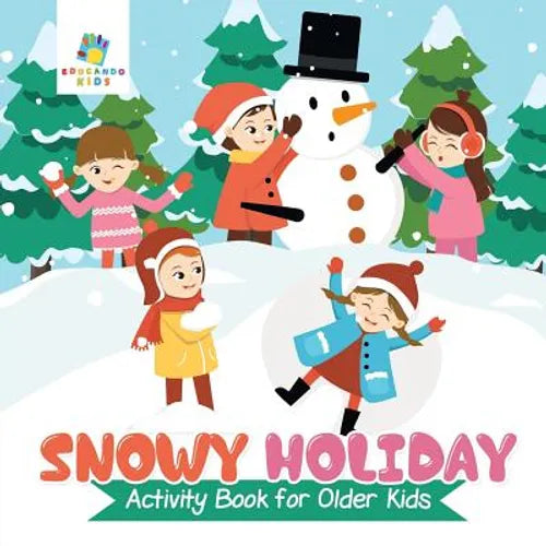 Snowy Holiday Activity Book for Older Kids