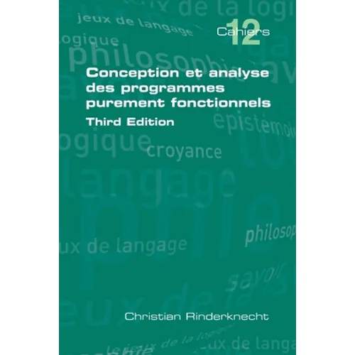 Conception Et Analyse Des Programmes Purement Fonctionnels