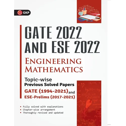 GATE 2022 & ESE Prelim 2022 - Engineering Mathematics - Topic-wise Previous Solved Papers