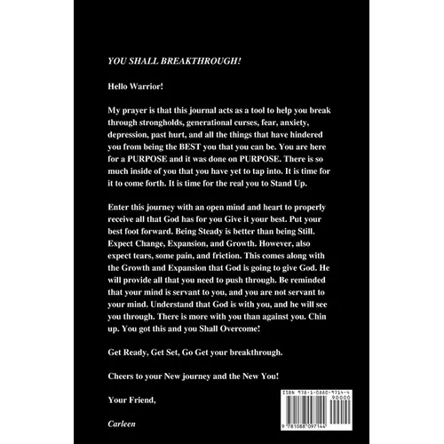 Breakthrough Journal: A resource to guide you through your breakthrough