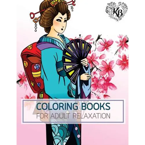 PRINCESS KIMONO Japan Dress Design Women Fashion Coloring Book: Anti stress Adults Coloring Book to Bring You Back to Calm & Mindfulness