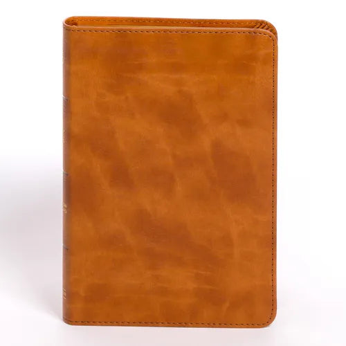 CSB Personal Size Bible, Saddle Leathertouch