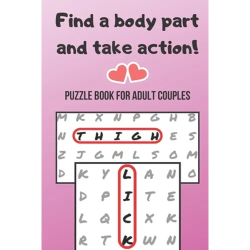 Puzzle Book for Adult Couples: Word Search Game for Adults Naughty Foreplay Large Print Challenge for Boyfriend, Girlfriend, Husband or Wife