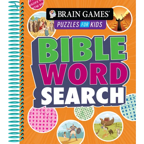 Brain Games Puzzles for Kids - Bible Word Search (Ages 5 to 10)