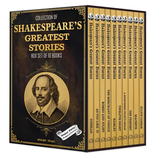 Collection of Shakespeares Greatest Stories (Box Set of 10 Books) for Children
