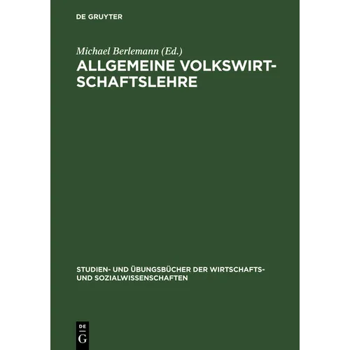 Allgemeine Volkswirtschaftslehre