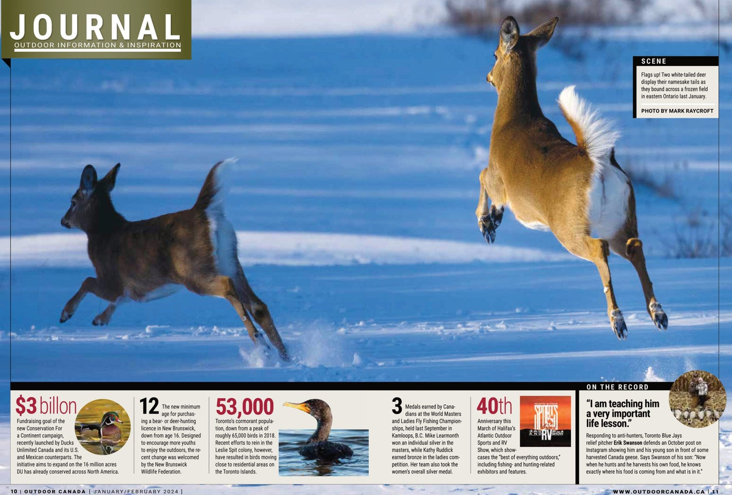 Outdoor Canada - Your Winter 2024 Expert Hardwater Action Guide: 4 Awesome Ice-Fishing Munchies, Great Gear For Winter Anglers, Prairie Lunker Tactics, Top Waterfowl Shotshells & More!