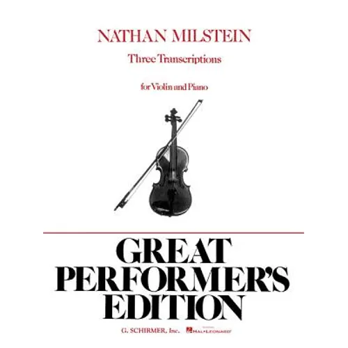 3 Transcriptions: Violin and Piano