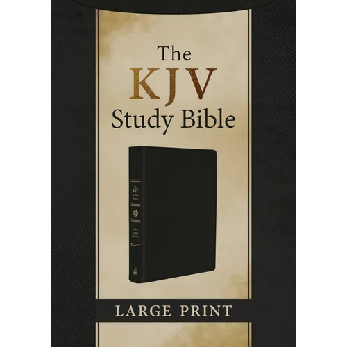 The KJV Study Bible, Large Print [Black Genuine Leather]