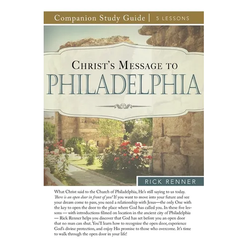 Christ's Message to Philadelphia Study Guide