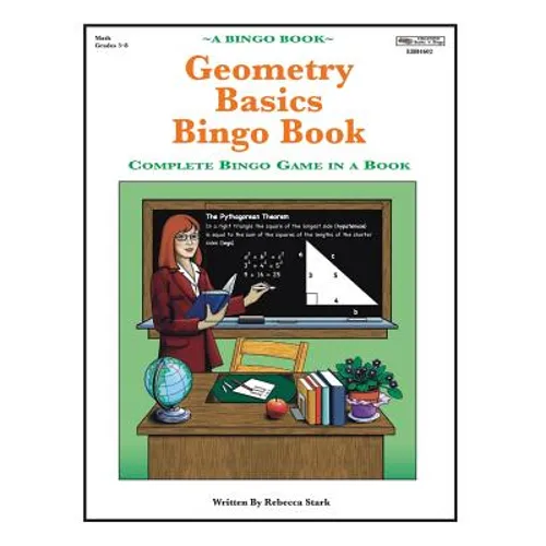 Geometry Basics Bingo Book: Complete Bingo Game In A Book
