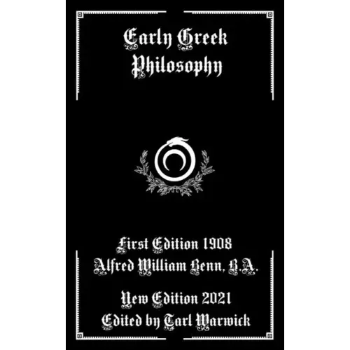 Early Greek Philosophy
