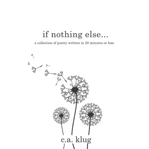 If Nothing Else...: a collection of poetry written in 20 minutes or less