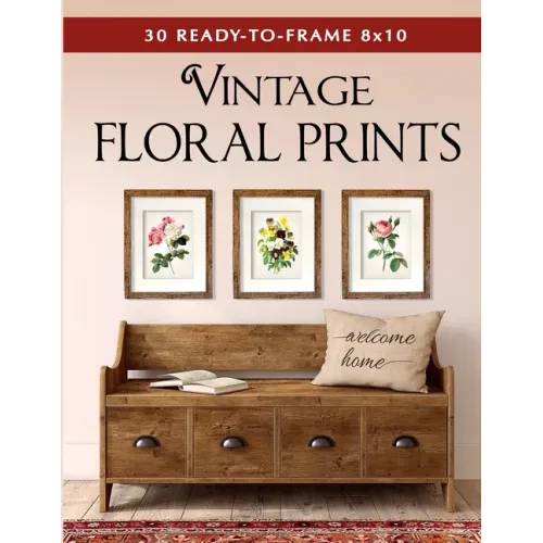 30 Ready-to-Frame 8x10 Vintage Floral Prints
