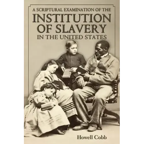 A Scriptural Examination of the Institute of Slavery in the United States: With Its Objects and Purposes