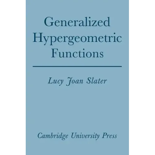 Generalized Hypergeometric Functions