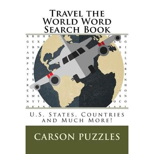 Travel the World Word Search Book