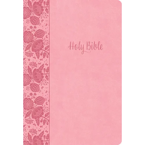 KJV Large Print Thinline Bible, Value Edition, Soft Pink Leathertouch