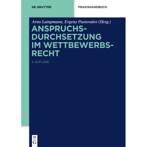 Anspruchsdurchsetzung Im Wettbewerbsrecht