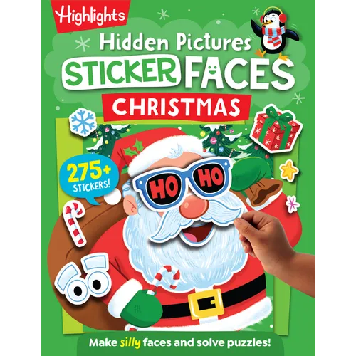 Hidden Pictures Sticker Faces: Christmas: Hidden Pictures Puzzles and Holiday Activity Book with Over 275 Festive Character Stickers, Christmas Stocki