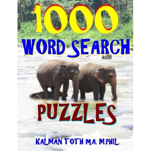 1000 Word Search Puzzles: Fun Way to Improve Your IQ