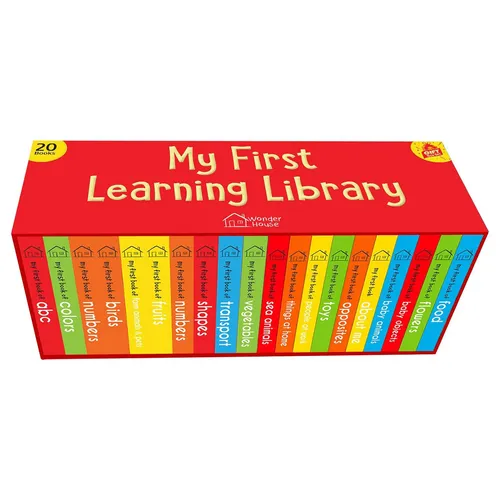 My First Complete Learning Library: Boxset of 20 Board Books Gift Set for Kids