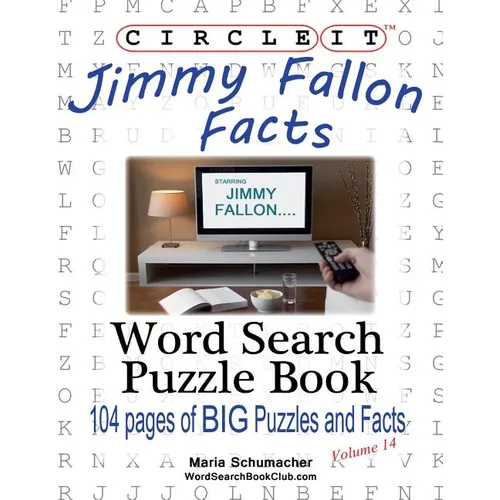 Circle It, Jimmy Fallon Facts, Word Search, Puzzle Book