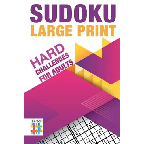 Sudoku Large Print Hard Challenges for Adults