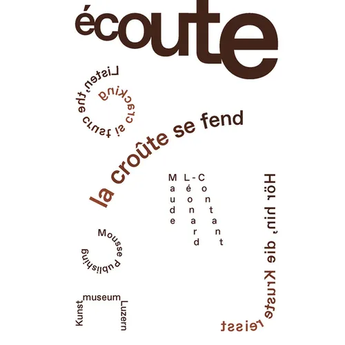 Maude L駮nard-Contant: Listen, the Crust Is Cracking
