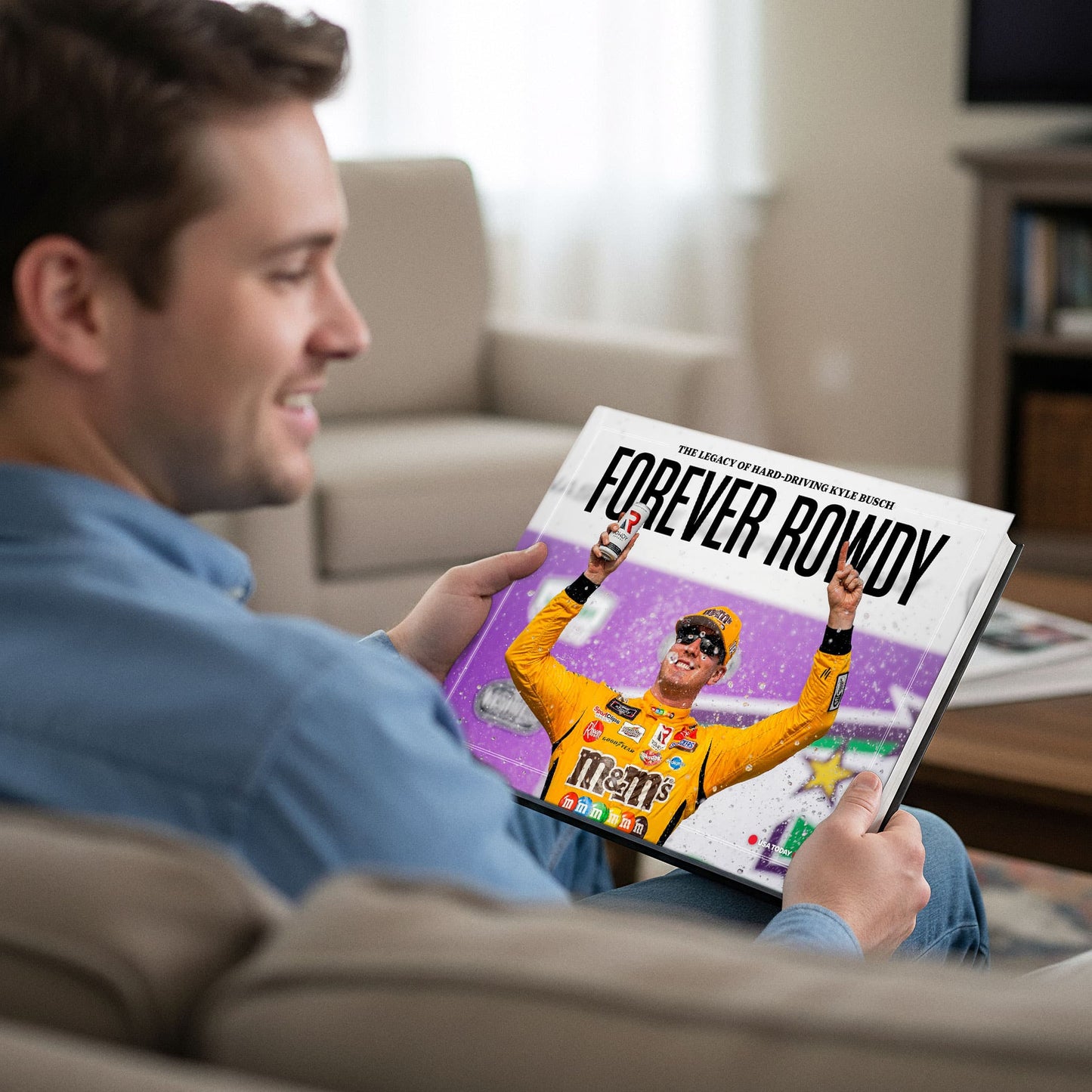 FOREVER ROWDY The Legacy of Hard-Driving Kyle Busch Book - PREORDER ships 11/13/2026