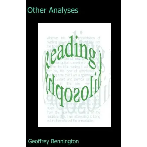 Other Analyses: Reading Philosophy