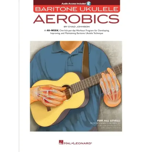 Baritone Ukulele Aerobics Book/Online Audio